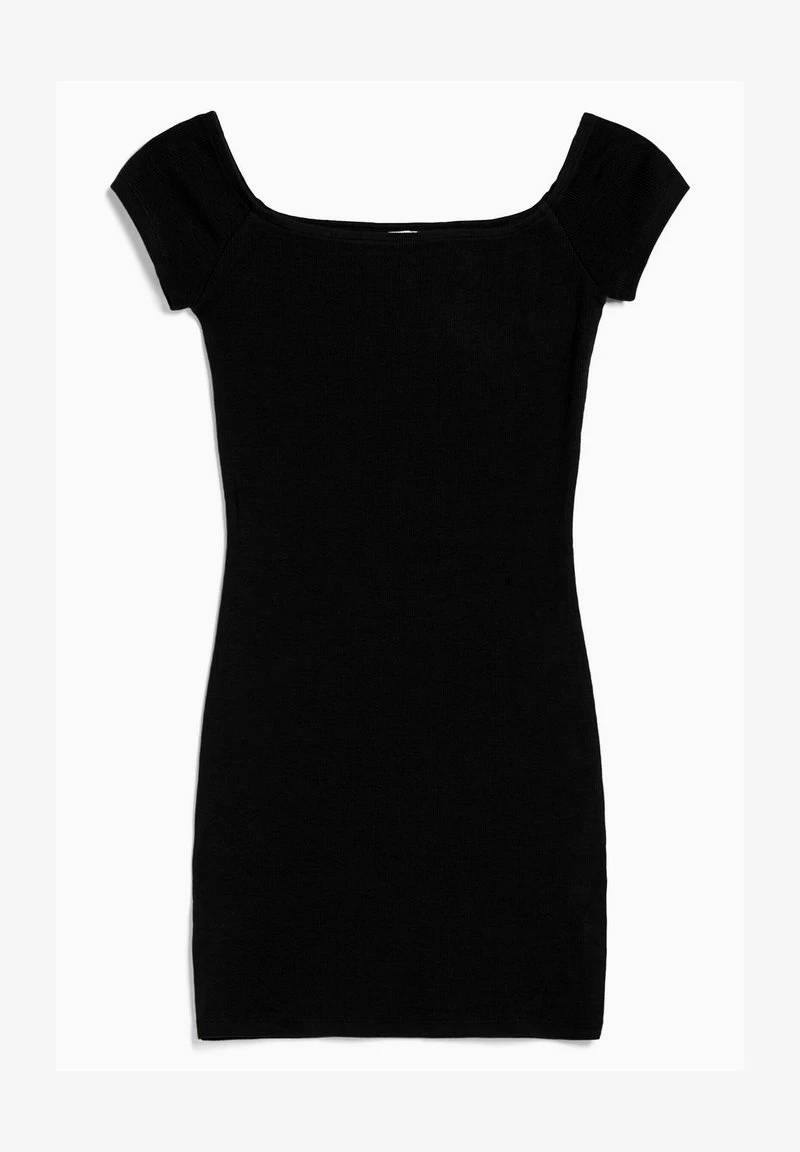 BERSHKA BARDOT NECKLINE - Etuikleid - Black 7 BERSHKA BARDOT NECKLINE - Etuikleid - Black – Bild 5