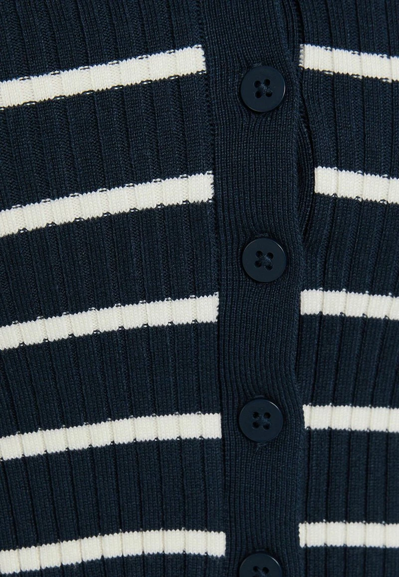 BERSHKA SHORT SLEEVE - Strickjacke - Dark Blue 8 BERSHKA SHORT SLEEVE - Strickjacke - Dark Blue – Bild 6