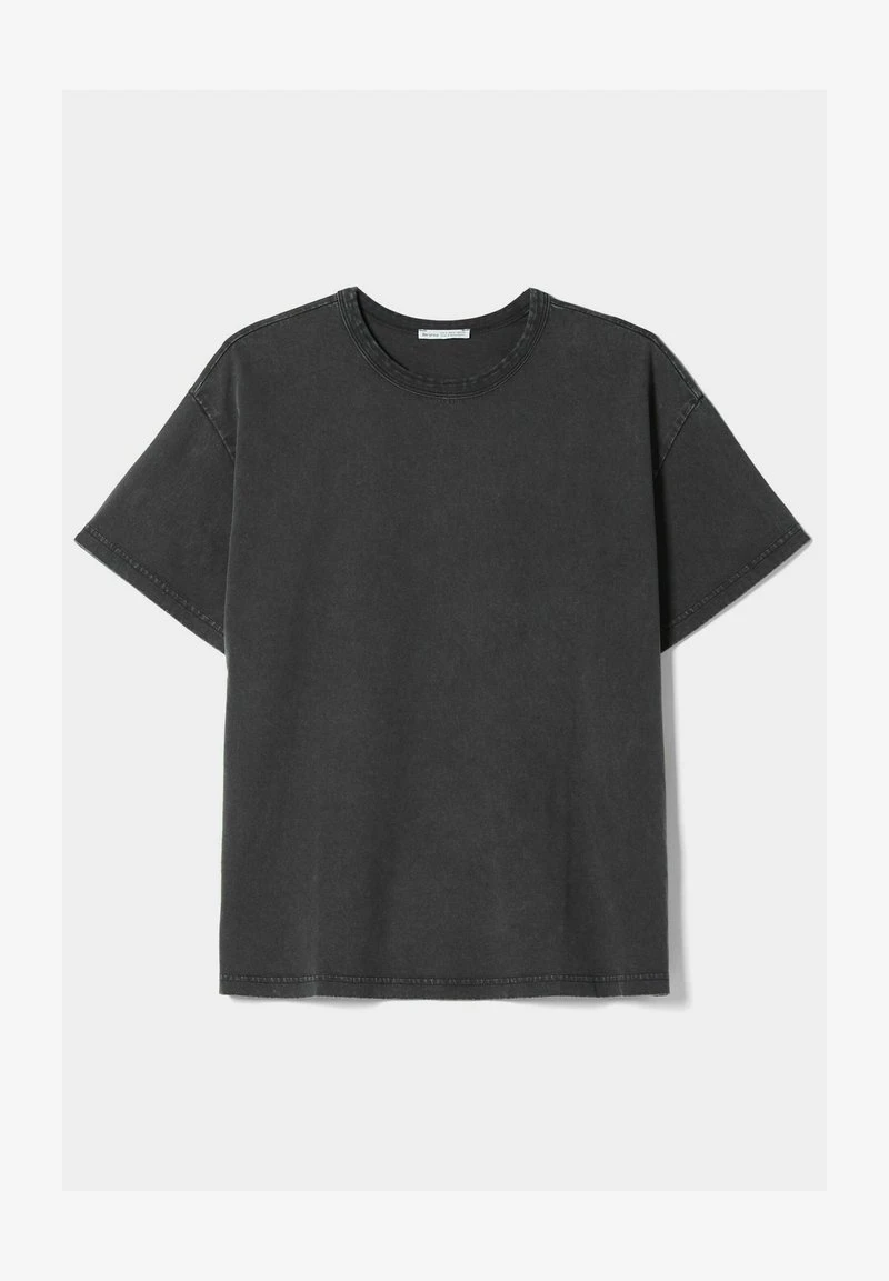 BERSHKA OVERSIZE SHORT SLEEVE - T-Shirt Print - Dark Grey 7 BERSHKA OVERSIZE SHORT SLEEVE - T-Shirt Print - Dark Grey – Bild 5