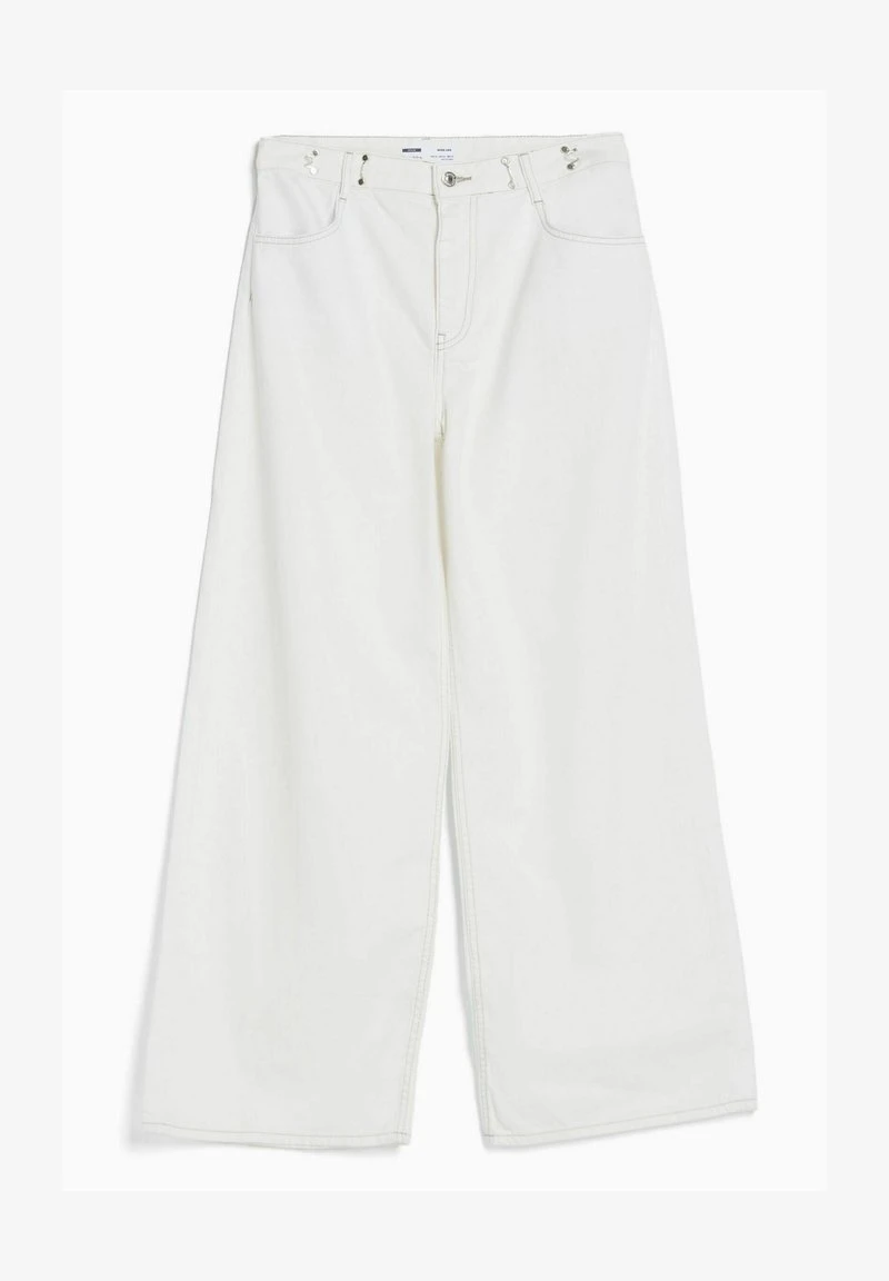 BERSHKA WIDE-LEG WITH ADJUSTABLE WAISTBAND - Flared Jeans - Off White 7 BERSHKA WIDE-LEG WITH ADJUSTABLE WAISTBAND - Flared Jeans - Off White – Bild 5