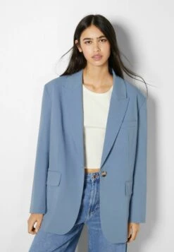 BERSHKA MASCULINE CUT - Kurzmantel - Moon Washed