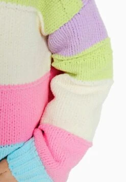 BERSHKA STRIPES - Strickpullover - Mauve 12 BERSHKA STRIPES - Strickpullover - Mauve -Bershka Verkaufsgeschäft 029472f33e1243ec821f6a1ef17d680d