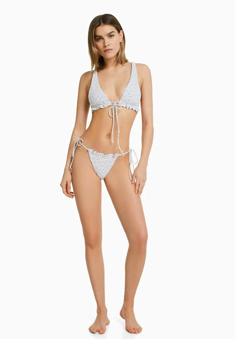 BERSHKA SMOCKED - Bikini-Hose - Off White 4 BERSHKA SMOCKED - Bikini-Hose - Off White – Bild 2