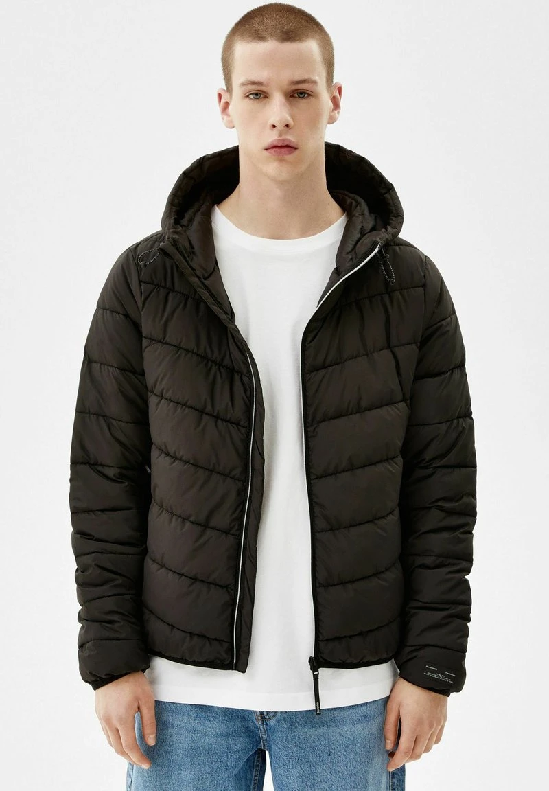 BERSHKA Winterjacke - Black 3 BERSHKA Winterjacke - Black