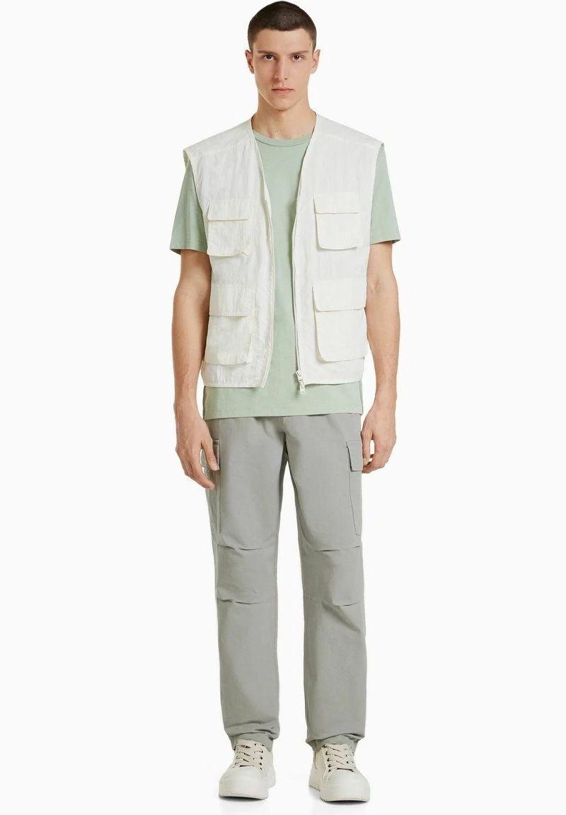 BERSHKA STOPPERS - Cargohose - Grey 4 BERSHKA STOPPERS - Cargohose - Grey – Bild 2