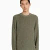 BERSHKA ROUND NECK - Strickpullover - Green 1 BERSHKA ROUND NECK - Strickpullover - Green -Bershka Verkaufsgeschäft 0554eacd7ed6465da82b3256309006e9