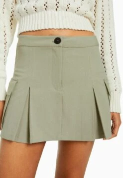 BERSHKA TAILORED WITH POCKETS - Minirock - Khaki 11 BERSHKA TAILORED WITH POCKETS - Minirock - Khaki -Bershka Verkaufsgeschäft 0791f2448a984c3ab9a1c9e53fcdb925