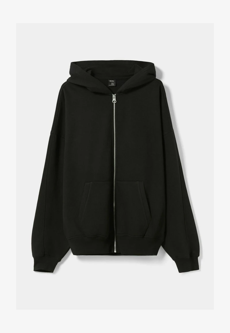 BERSHKA OVERSIZE PLUSH 07073670 - Sweatjacke - Black 7 BERSHKA OVERSIZE PLUSH 07073670 - Sweatjacke - Black – Bild 5