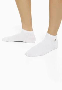 BERSHKA PACK OF 3 - EMBROIDERED - Socken - Beige