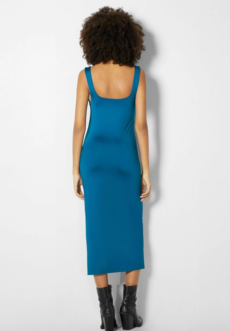 BERSHKA FITTED STRAPS - Etuikleid - Blue 4 BERSHKA FITTED STRAPS - Etuikleid - Blue – Bild 2