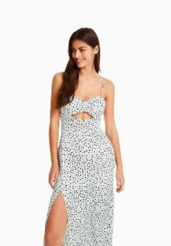 BERSHKA STRAPPY - PRINT - Freizeitkleid - White 11 BERSHKA STRAPPY - PRINT - Freizeitkleid - White -Bershka Verkaufsgeschäft 0caab67f953e4ad7bb5a613b640967f7