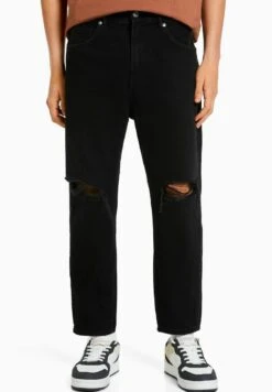 BERSHKA LOOSE FIT WITH RIPS - Jeans Relaxed Fit - Black 13 BERSHKA LOOSE FIT WITH RIPS - Jeans Relaxed Fit - Black -Bershka Verkaufsgeschäft 0d58a88c9deb470aabbe3a5faeaba763 1