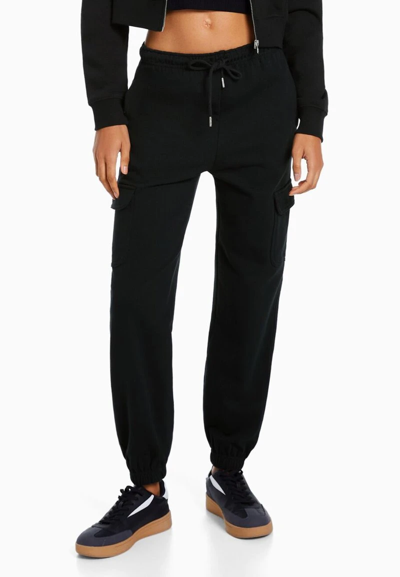 BERSHKA WITH POCKETS PLUSH - Jogginghose - Grey 3 BERSHKA WITH POCKETS PLUSH - Jogginghose - Grey