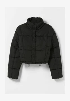 BERSHKA SHORT PUFFER - Winterjacke - Black -Bershka Verkaufsgeschäft 0dc4a44b4339425582b36383c317d54d