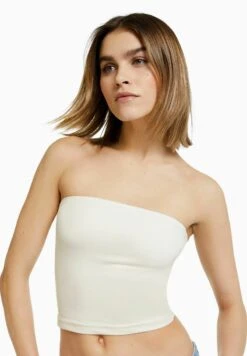 BERSHKA BANDEAU - Top - Beige 11 BERSHKA BANDEAU - Top - Beige -Bershka Verkaufsgeschäft 0e27ccf1879a4e499aff000a86f01496