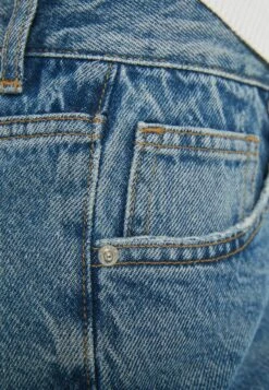 BERSHKA Jeans Straight Leg - Blue/grey -Bershka Verkaufsgeschäft 1024a1f59ff745559df186439149e802