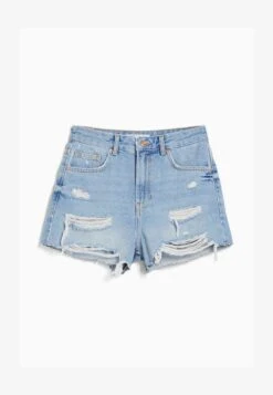 BERSHKA RIPPED WITH POCKETS - Jeans Shorts - Light Blue Denim 12 BERSHKA RIPPED WITH POCKETS - Jeans Shorts - Light Blue Denim -Bershka Verkaufsgeschäft 1057f1ada9fa4515bd00aefe268e75da