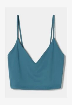 BERSHKA STRAPPY-CROP - Top - Blue -Bershka Verkaufsgeschäft 109a1fdea40a4f31a5794d7b545d6c8c