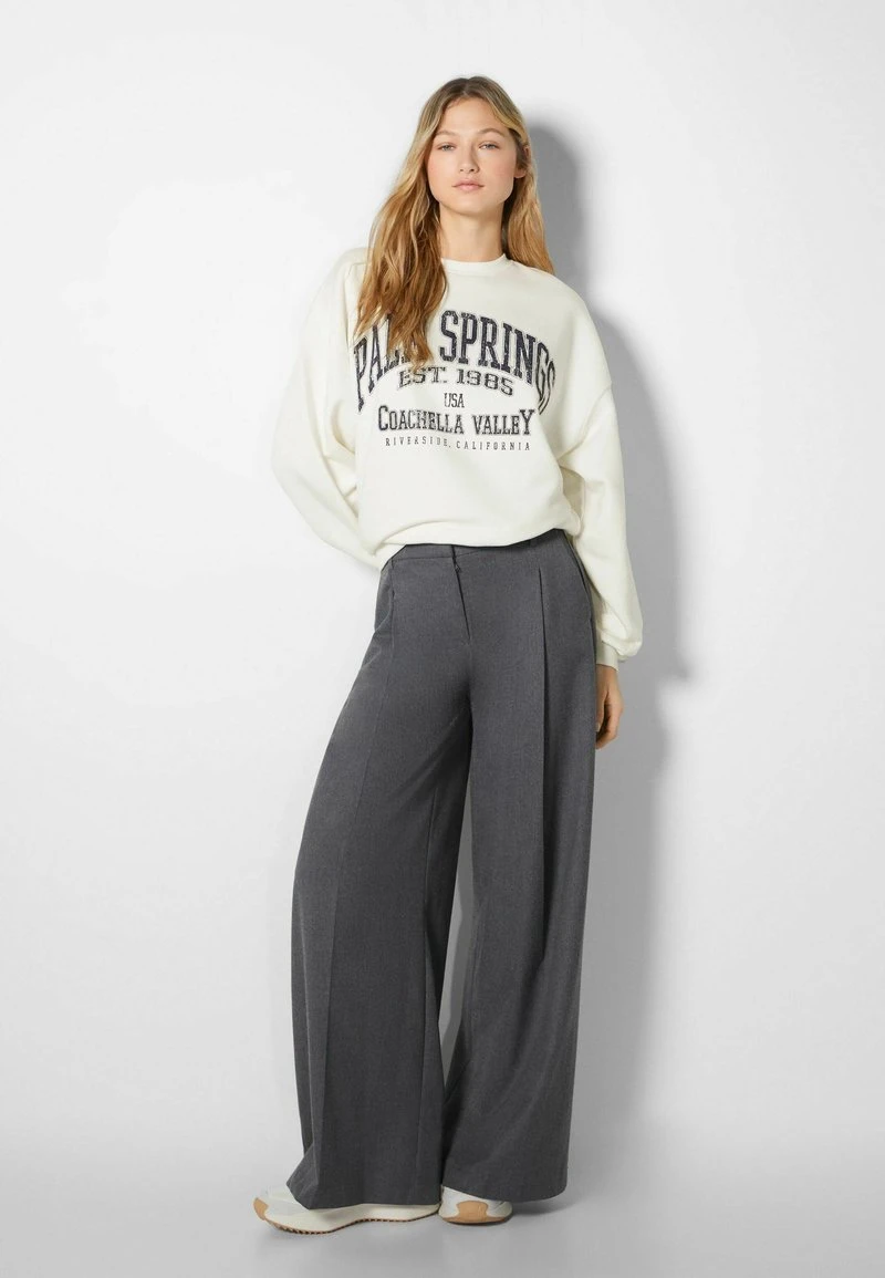 BERSHKA PRINTED - Sweatshirt - Off-white 4 BERSHKA PRINTED - Sweatshirt - Off-white – Bild 2