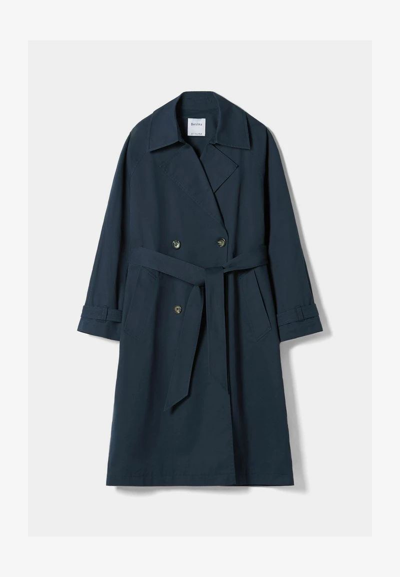 BERSHKA Trenchcoat - Royal Blue 7 BERSHKA Trenchcoat - Royal Blue – Bild 5