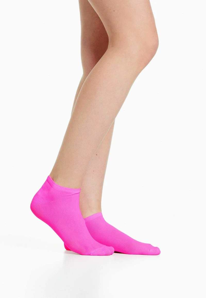 BERSHKA 4-PACK NEON - Socken - Pink 3 BERSHKA 4-PACK NEON - Socken - Pink