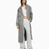 BERSHKA Trenchcoat - Grey 2 BERSHKA Trenchcoat - Grey -Bershka Verkaufsgeschäft 1247858b58274657b266b5871d66ce39