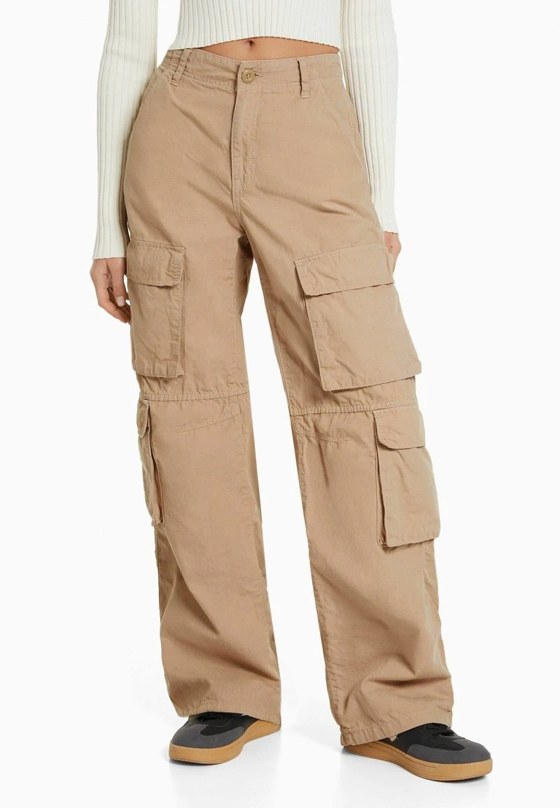 BERSHKA WITH DRAWSTRING - Cargohose - Camel 8 BERSHKA WITH DRAWSTRING - Cargohose - Camel – Bild 6