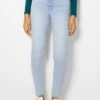 BERSHKA HIGH WAIST - Jeans Skinny Fit - Blue -Bershka Verkaufsgeschäft 1296cc3aab9648468f641f84f4913b24