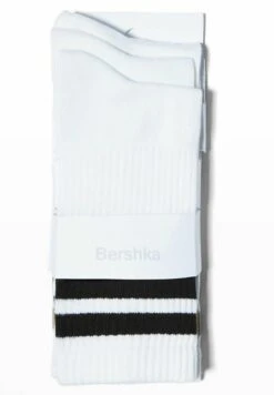 BERSHKA 3PACK - Socken - White 12 BERSHKA 3PACK - Socken - White -Bershka Verkaufsgeschäft 13324c8fe5d14fdcae734fa9b4f42145