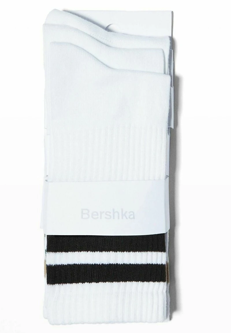 BERSHKA 3PACK - Socken - White 7 BERSHKA 3PACK - Socken - White – Bild 5