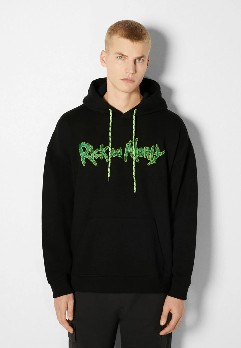 BERSHKA RICK & MORTY - PRINT - Kapuzenpullover - Black 5 BERSHKA RICK & MORTY - PRINT - Kapuzenpullover - Black – Bild 3