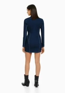 BERSHKA LONG FITTED WITH CONTRAST - Jeanskleid - Royal Blue 10 BERSHKA LONG FITTED WITH CONTRAST - Jeanskleid - Royal Blue -Bershka Verkaufsgeschäft 152876b250db4661a873afee2ba1fb8a