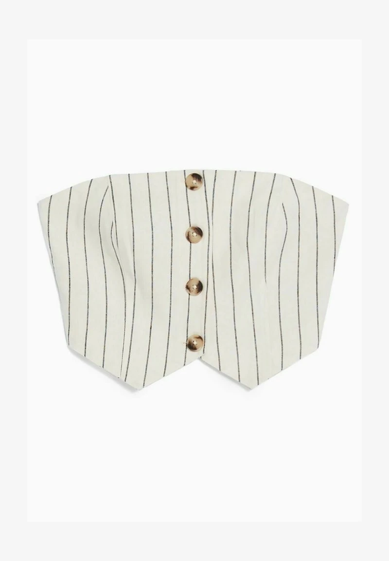 BERSHKA BUSTIER - Bluse - Beige 8 BERSHKA BUSTIER - Bluse - Beige – Bild 6