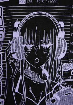 BERSHKA SHORT SLEEVE BOXY 90S ANIME - T-Shirt Print - Black -Bershka Verkaufsgeschäft 154d25f8b7ad4ed0afed3d998a0ae54d