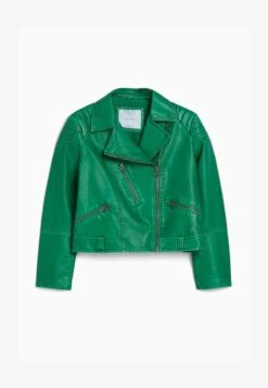 BERSHKA Kunstlederjacke - Evergreen 12 BERSHKA Kunstlederjacke - Evergreen -Bershka Verkaufsgeschäft 16d734747c5f4d07a841a539abbffc90