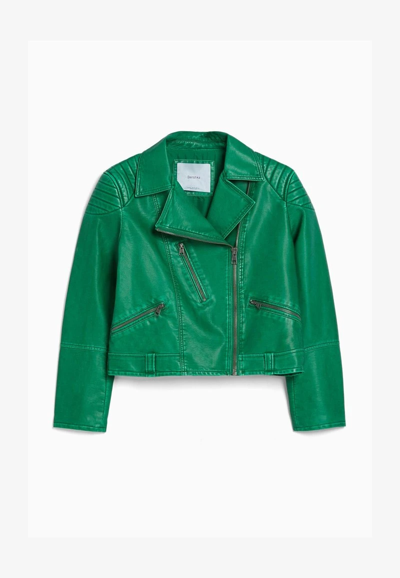 BERSHKA Kunstlederjacke - Evergreen 7 BERSHKA Kunstlederjacke - Evergreen – Bild 5