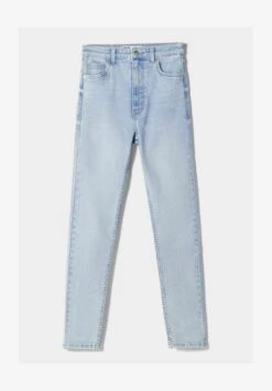 BERSHKA HIGH WAIST - Jeans Skinny Fit - Blue -Bershka Verkaufsgeschäft 18363f40c7d84b8db3774b63597e4a8a