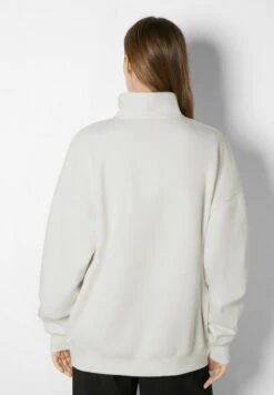 BERSHKA SAN DIEGO PRINT HALF ZIP - Sweatshirt - White -Bershka Verkaufsgeschäft 18ce6633b12d4234ad6bd21aaea64d7b