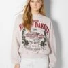 BERSHKA EMBROIDERED - Sweatshirt - Sand -Bershka Verkaufsgeschäft 18d76173668a41789044058d5ce50077