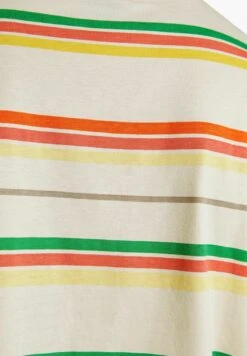 BERSHKA STRIPED SHORT SLEEVE BOXY - T-Shirt Print - Camel -Bershka Verkaufsgeschäft 190da498c9544cde9a594404af9a1b73