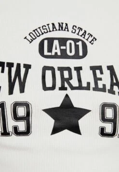 BERSHKA SLEEVELESS VARSITY OPEN BACK - Top - White 13 BERSHKA SLEEVELESS VARSITY OPEN BACK - Top - White -Bershka Verkaufsgeschäft 191f7e412c4042c19568697fa061fe82