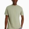 BERSHKA SHORT SLEEVE MOCK NECK - T-Shirt Basic - Green 2 BERSHKA SHORT SLEEVE MOCK NECK - T-Shirt Basic - Green -Bershka Verkaufsgeschäft 1ab48e91926343da890de816c0fa4ac1