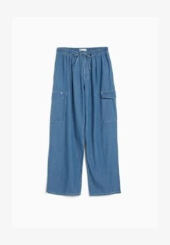 BERSHKA WIDE BALLOON FIT - Flared Jeans - Dark Blue -Bershka Verkaufsgeschäft 1afe5efa0b414860ad7c51097010d0c1