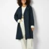 BERSHKA Trenchcoat - Royal Blue