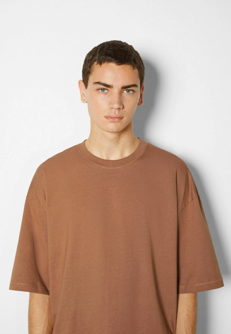 BERSHKA OVERSIZED SHORT SLEEVE - T-Shirt Basic - Mottled Orange 6 BERSHKA OVERSIZED SHORT SLEEVE - T-Shirt Basic - Mottled Orange – Bild 4