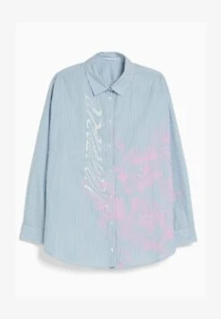 BERSHKA LONG SLEEVE STRIPED - Hemdbluse - Blue 12 BERSHKA LONG SLEEVE STRIPED - Hemdbluse - Blue -Bershka Verkaufsgeschäft 1bda0e00606f48459bf34d2cb768fe3f