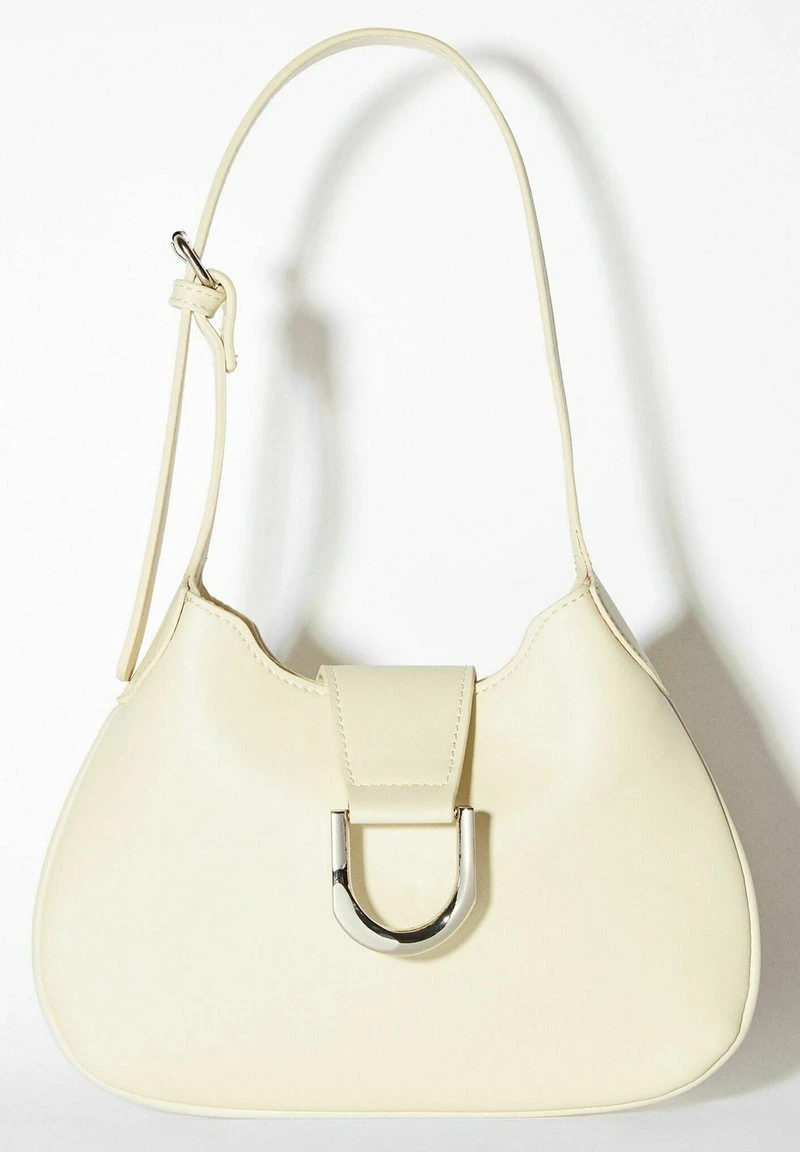 BERSHKA EFFECT BUCKLE - Handtasche - Beige 8 BERSHKA EFFECT BUCKLE - Handtasche - Beige – Bild 6
