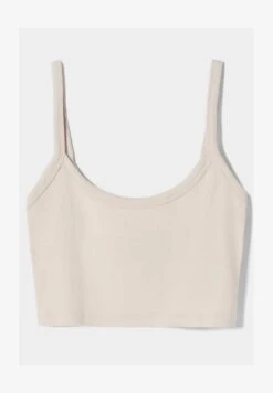 BERSHKA WIDE STRAP CROP - Top - Sand 13 BERSHKA WIDE STRAP CROP - Top - Sand -Bershka Verkaufsgeschäft 207314f64d394ba697f0d9167b04cb3a