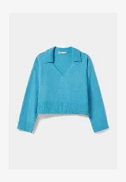 BERSHKA Strickpullover - Dark Blue -Bershka Verkaufsgeschäft 20d934879f184cffb8417d81a3d71cbe