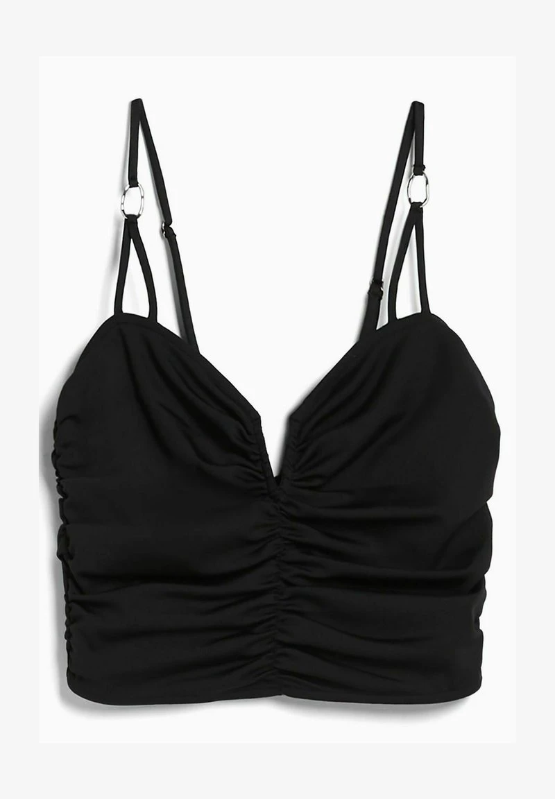 BERSHKA GATHERED WITH NECKLINE DETAIL - Top - Black 8 BERSHKA GATHERED WITH NECKLINE DETAIL - Top - Black – Bild 6